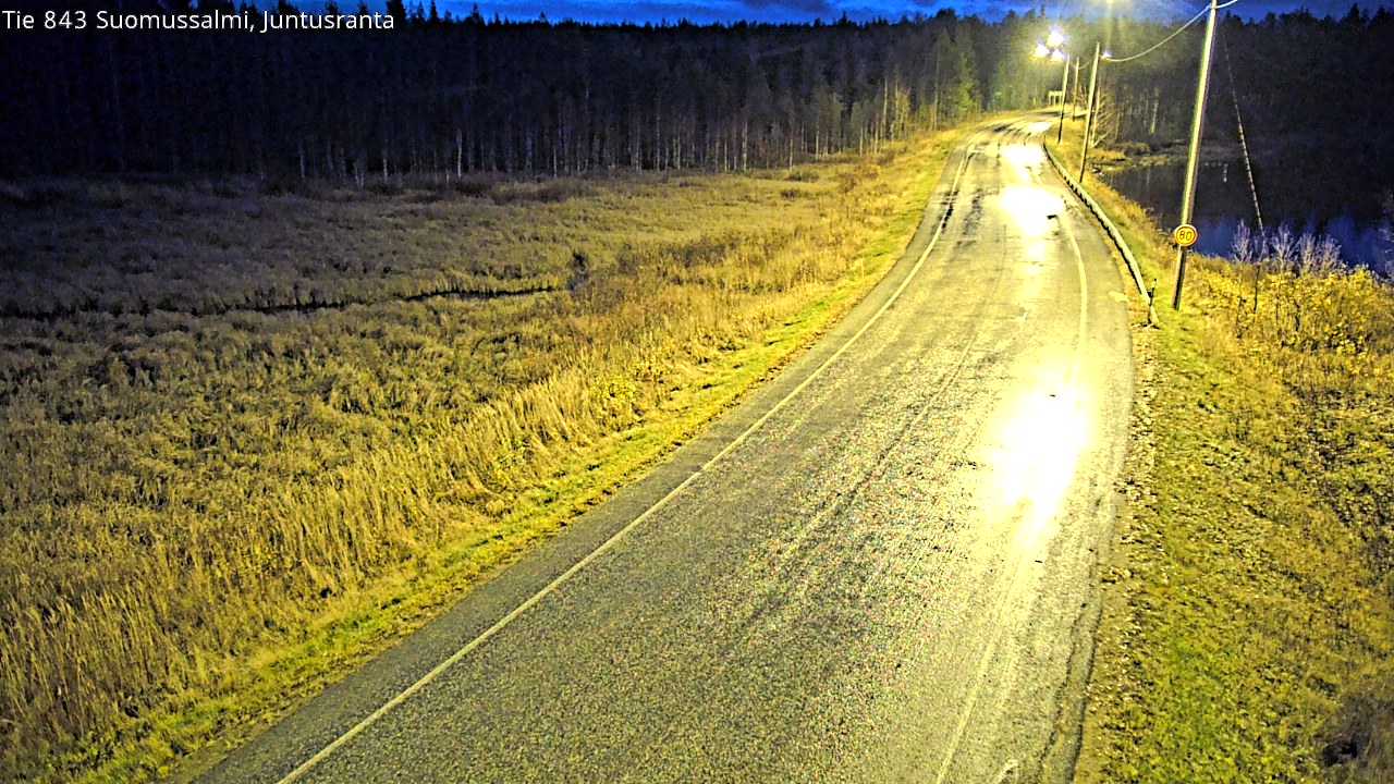 Kelikamerat Kuva Tie 843 Suomussalmi, Juntusranta, Suomussalmi, Kainuu