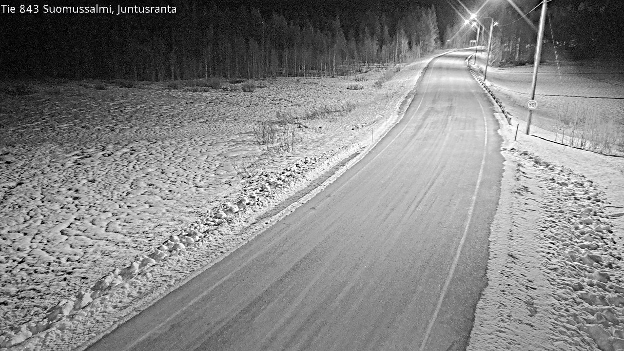 Kelikamerat Kuva Tie 843 Suomussalmi, Juntusranta, Suomussalmi, Kainuu