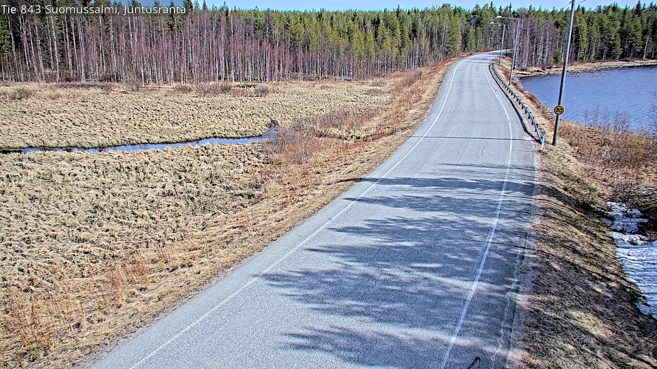 Kelikamerat Kuva Tie 843 Suomussalmi, Juntusranta, Suomussalmi, Kainuu