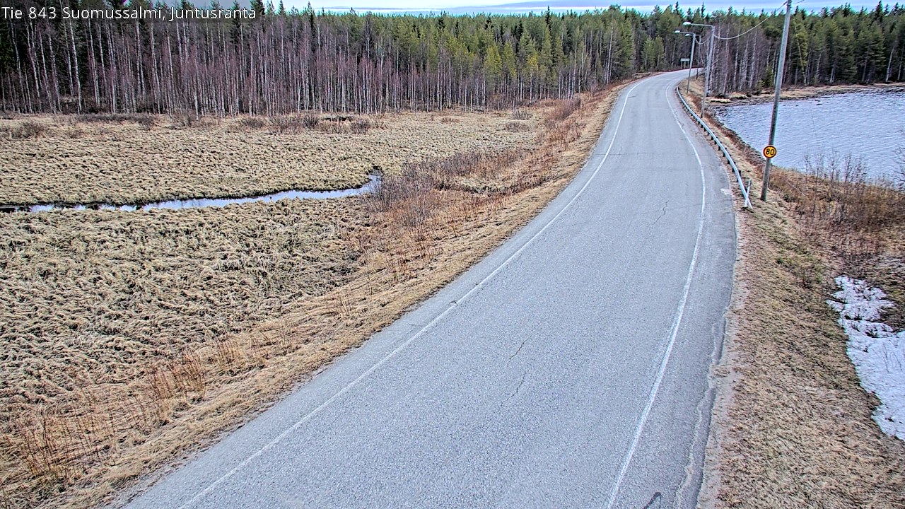 Kelikamerat Kuva Tie 843 Suomussalmi, Juntusranta, Suomussalmi, Kainuu