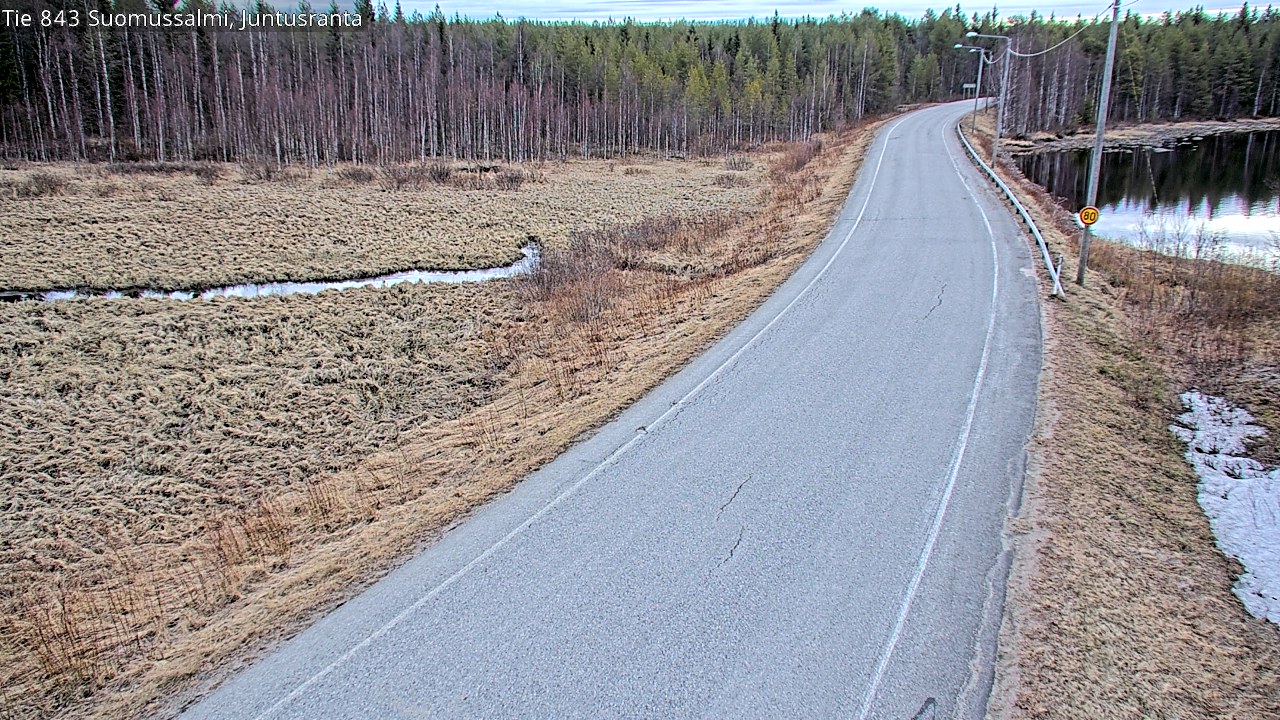 Kelikamerat Kuva Tie 843 Suomussalmi, Juntusranta, Suomussalmi, Kainuu