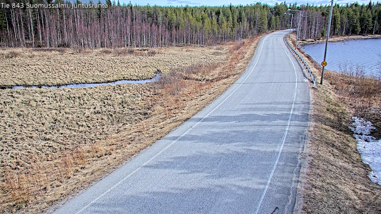 Kelikamerat Kuva Tie 843 Suomussalmi, Juntusranta, Suomussalmi, Kainuu