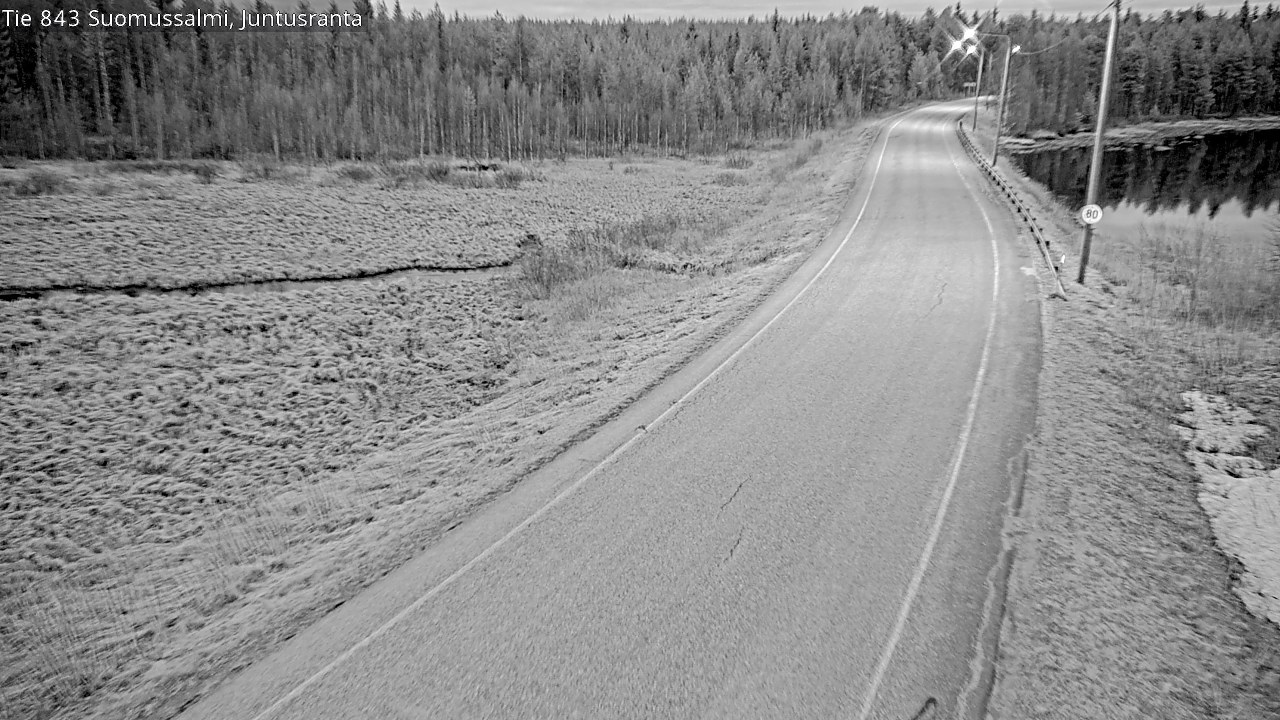 Kelikamerat Kuva Tie 843 Suomussalmi, Juntusranta, Suomussalmi, Kainuu