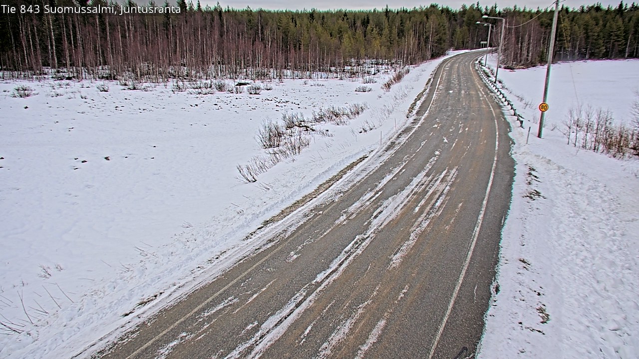 Kelikamerat Kuva Tie 843 Suomussalmi, Juntusranta, Suomussalmi, Kainuu