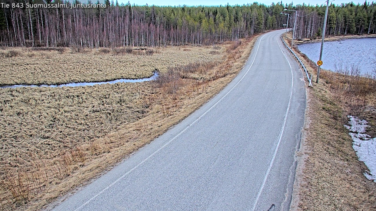 Kelikamerat Kuva Tie 843 Suomussalmi, Juntusranta, Suomussalmi, Kainuu