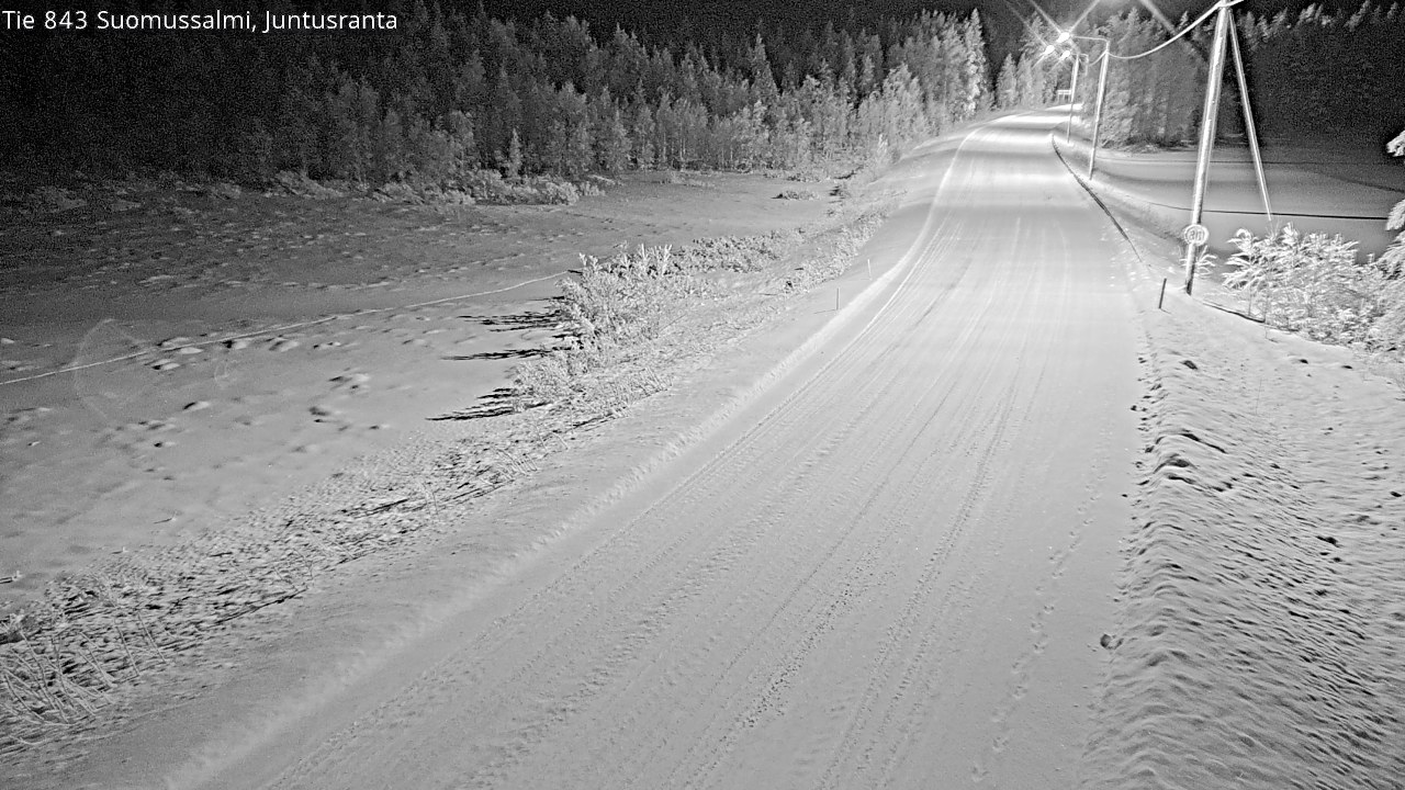 Kelikamerat Kuva Tie 843 Suomussalmi, Juntusranta, Suomussalmi, Kainuu