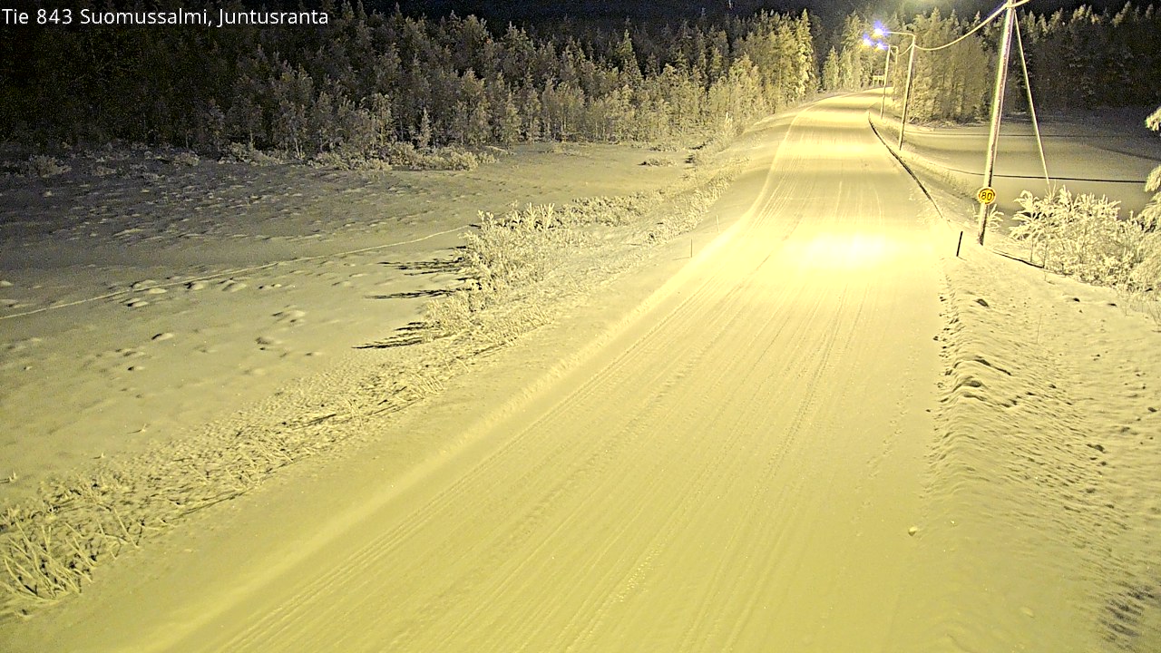 Kelikamerat Kuva Tie 843 Suomussalmi, Juntusranta, Suomussalmi, Kainuu