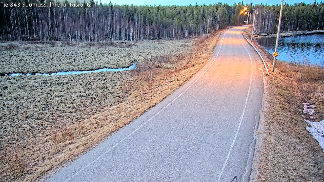 Kelikamerat Kuva Tie 843 Suomussalmi, Juntusranta, Suomussalmi, Kainuu