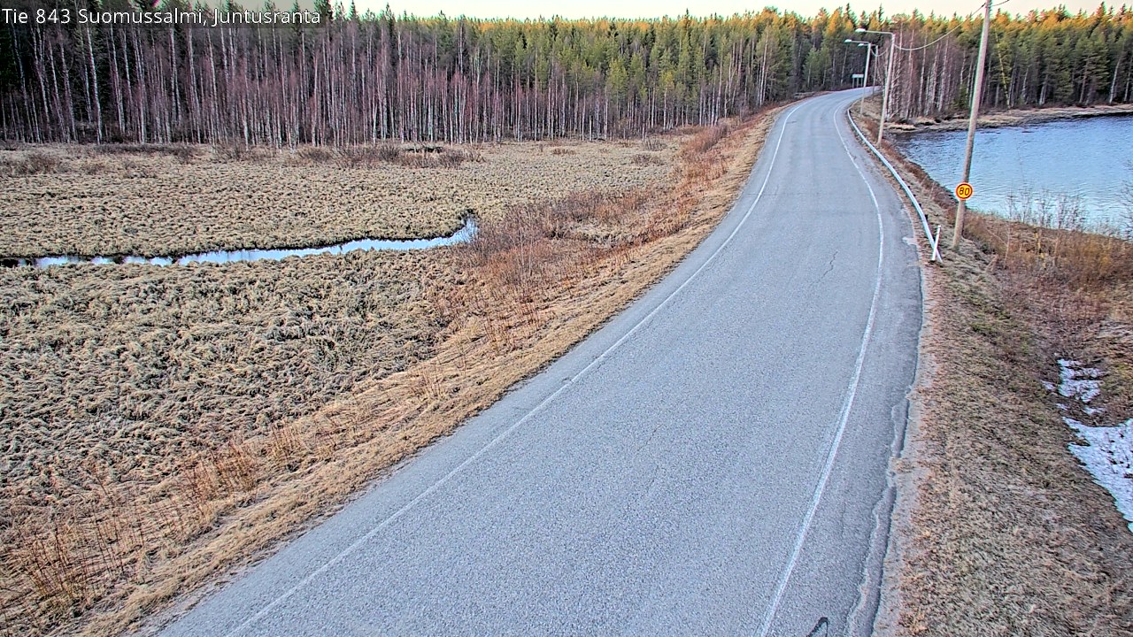 Kelikamerat Kuva Tie 843 Suomussalmi, Juntusranta, Suomussalmi, Kainuu