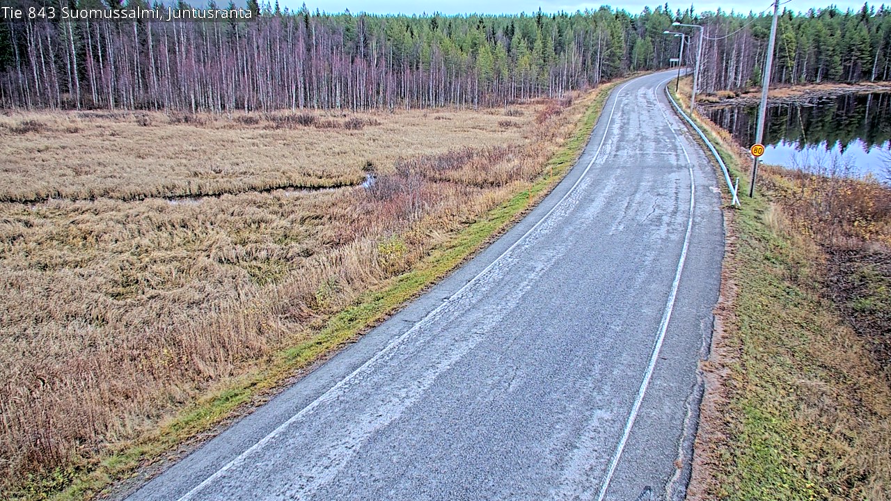 Kelikamerat Kuva Tie 843 Suomussalmi, Juntusranta, Suomussalmi, Kainuu