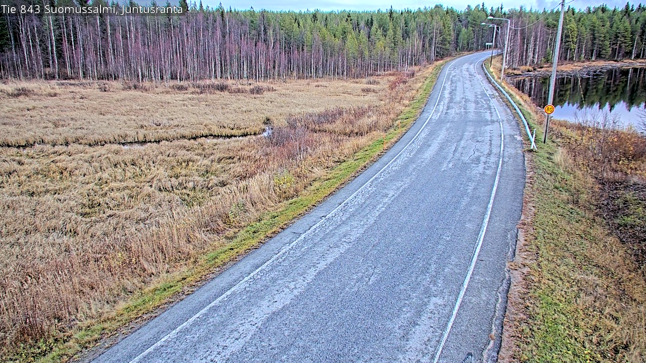 Kelikamerat Kuva Tie 843 Suomussalmi, Juntusranta, Suomussalmi, Kainuu