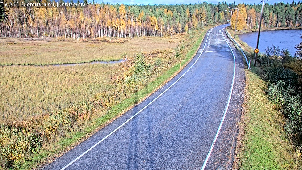 Kelikamerat Kuva Tie 843 Suomussalmi, Juntusranta, Suomussalmi, Kainuu