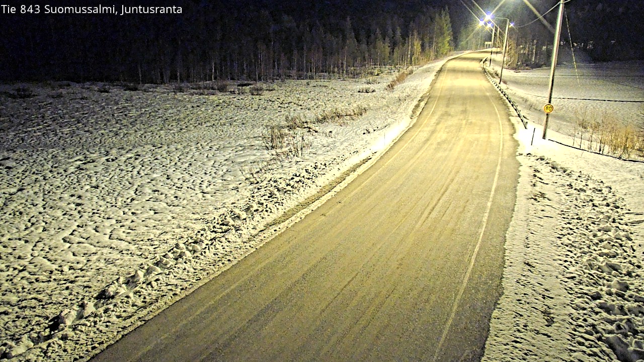 Kelikamerat Kuva Tie 843 Suomussalmi, Juntusranta, Suomussalmi, Kainuu