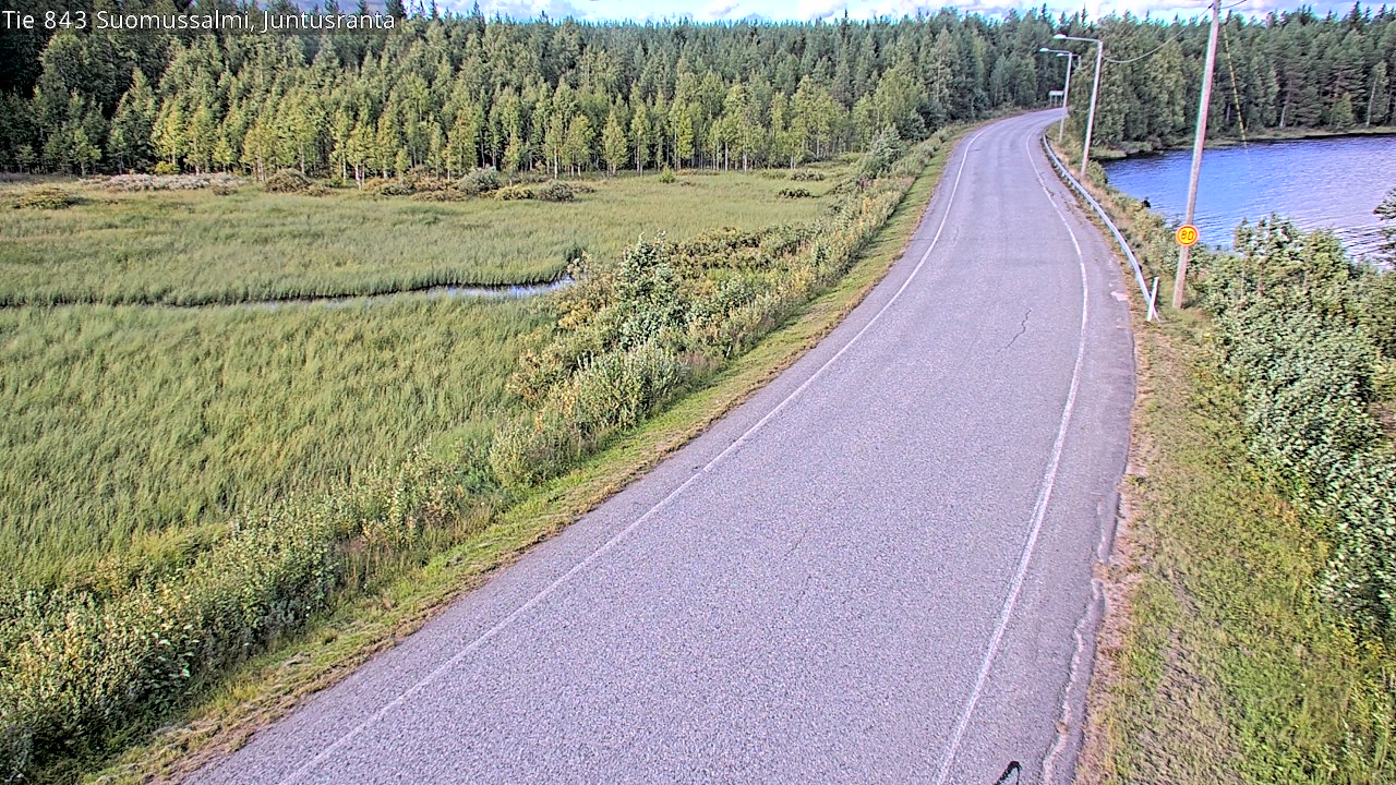 Kelikamerat Kuva Tie 843 Suomussalmi, Juntusranta, Suomussalmi, Kainuu