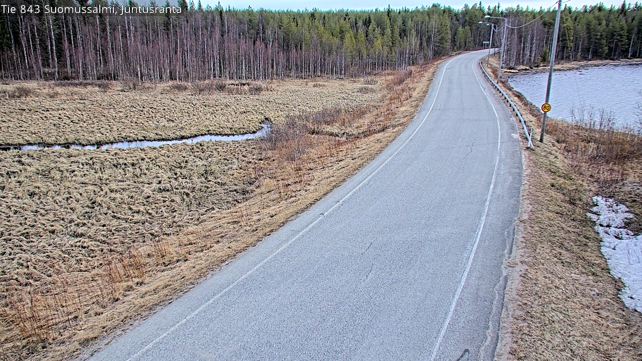 Kelikamerat Kuva Tie 843 Suomussalmi, Juntusranta, Suomussalmi, Kainuu