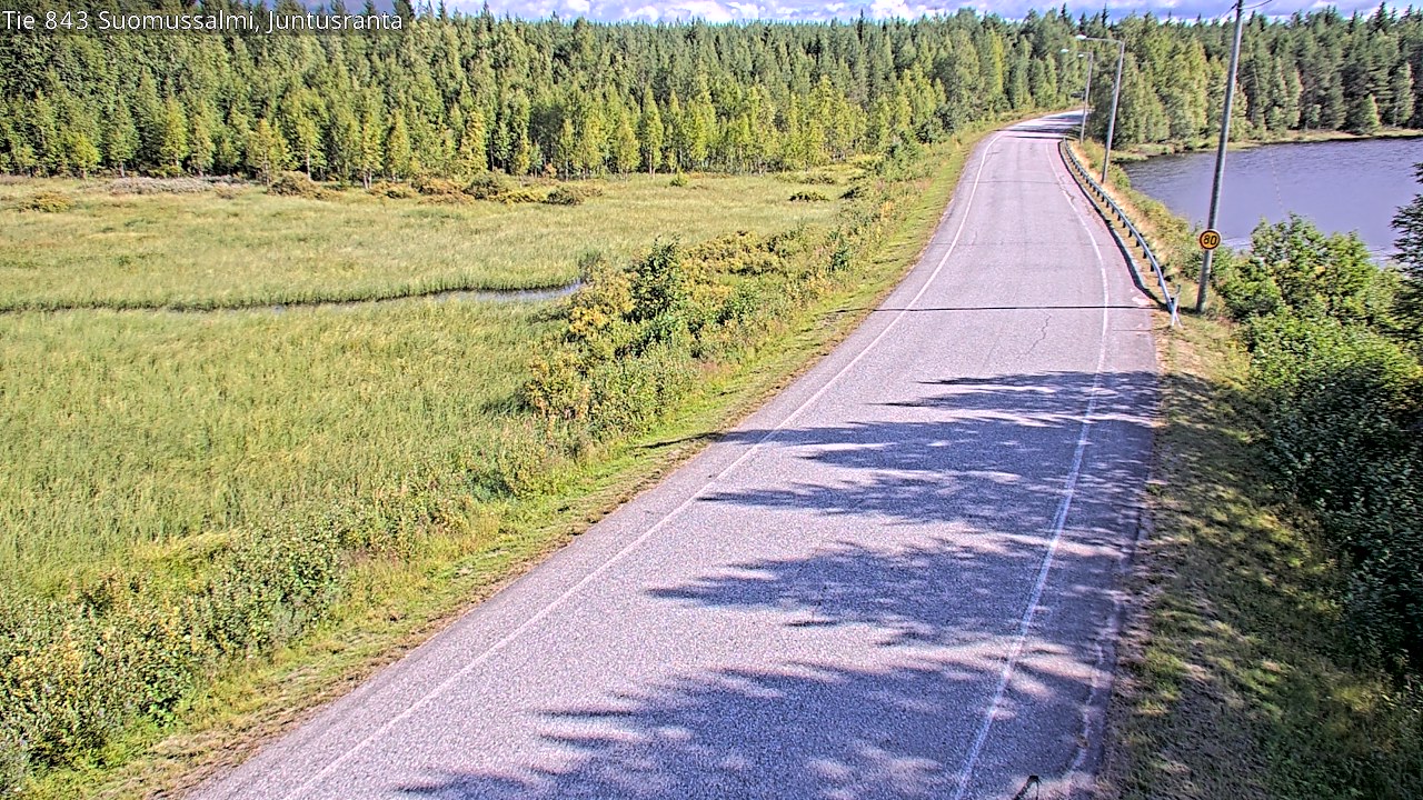 Kelikamerat Kuva Tie 843 Suomussalmi, Juntusranta, Suomussalmi, Kainuu