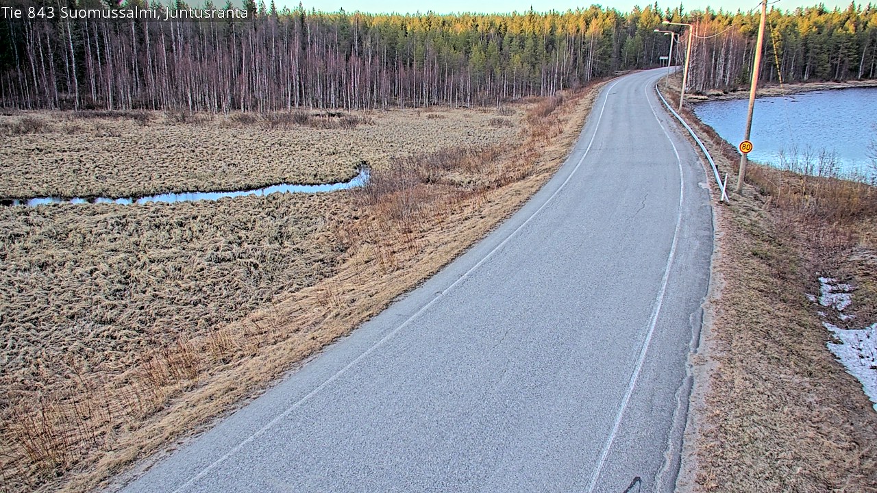 Kelikamerat Kuva Tie 843 Suomussalmi, Juntusranta, Suomussalmi, Kainuu