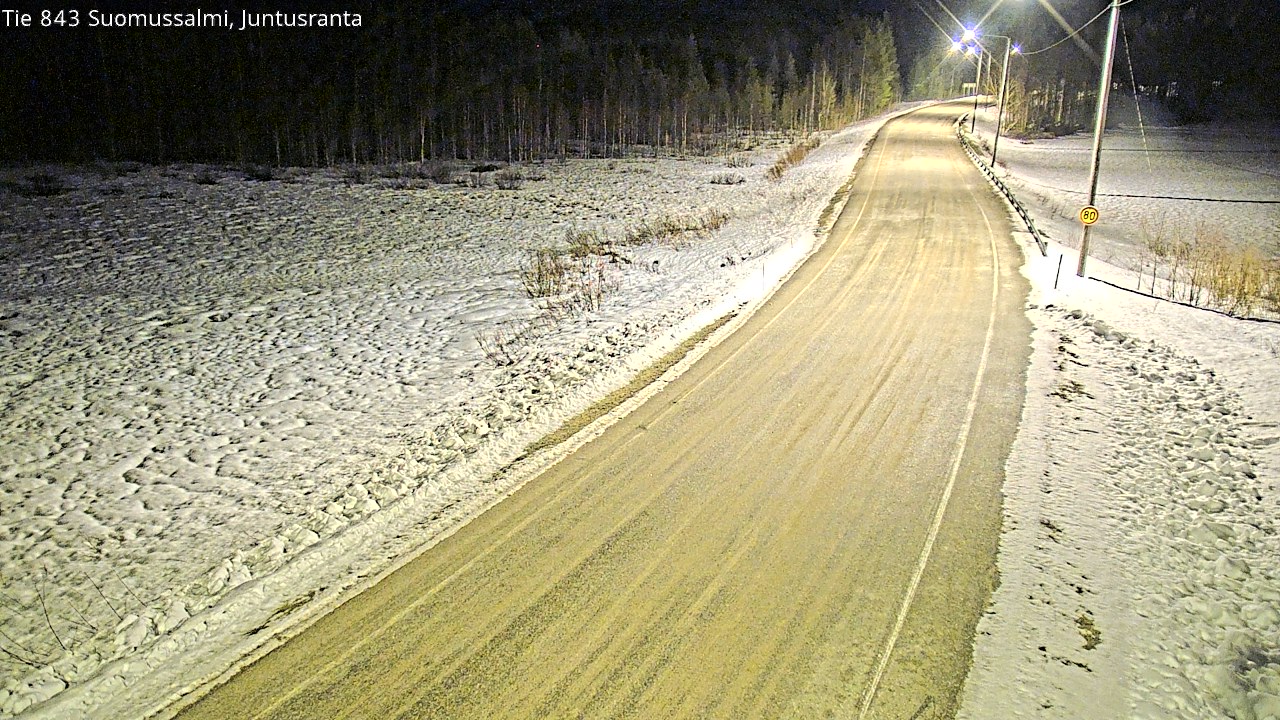 Kelikamerat Kuva Tie 843 Suomussalmi, Juntusranta, Suomussalmi, Kainuu