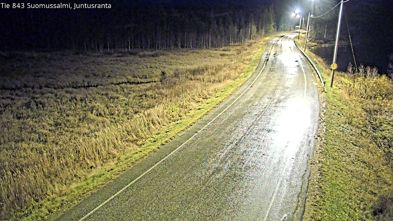 Kelikamerat Kuva Tie 843 Suomussalmi, Juntusranta, Suomussalmi, Kainuu