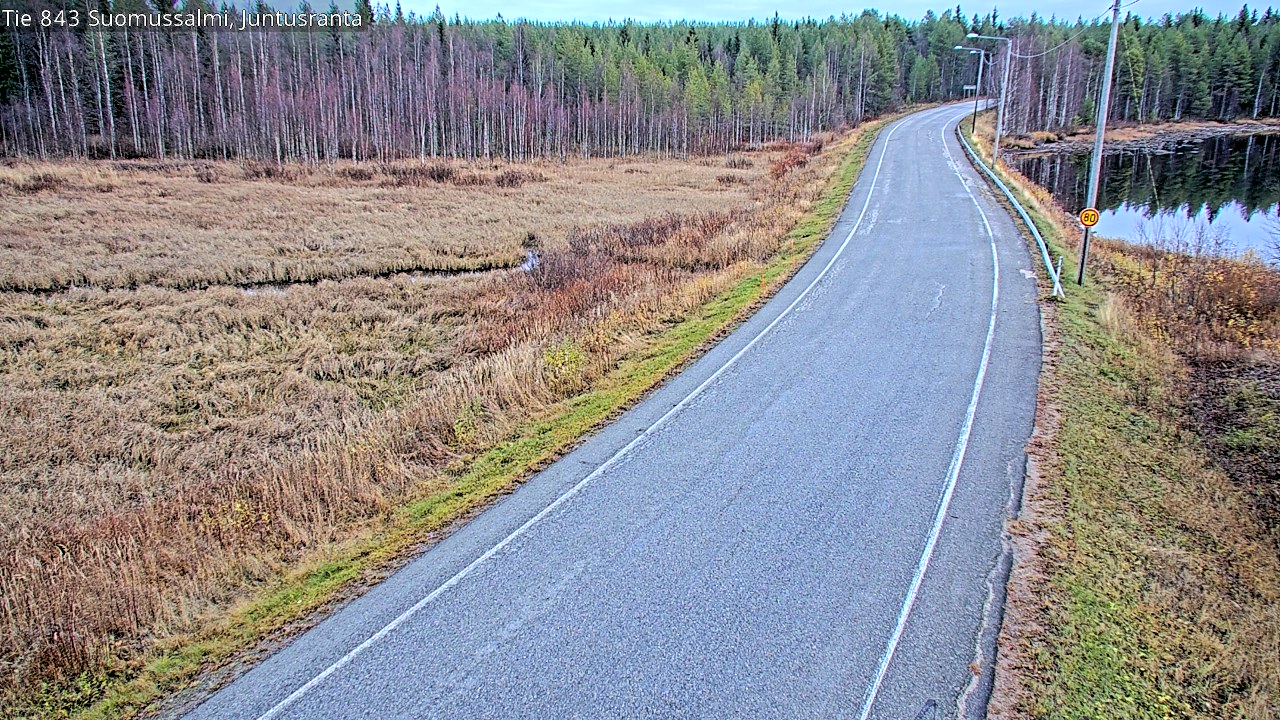 Kelikamerat Kuva Tie 843 Suomussalmi, Juntusranta, Suomussalmi, Kainuu