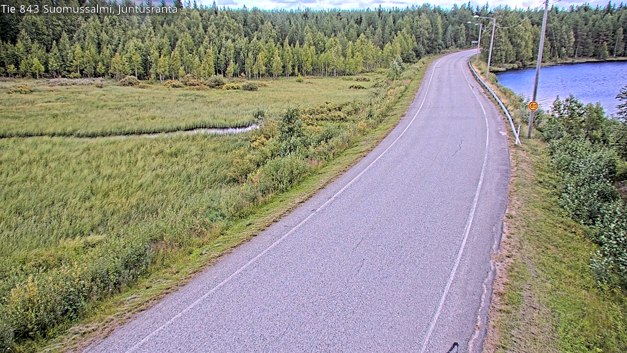 Kelikamerat Kuva Tie 843 Suomussalmi, Juntusranta, Suomussalmi, Kainuu