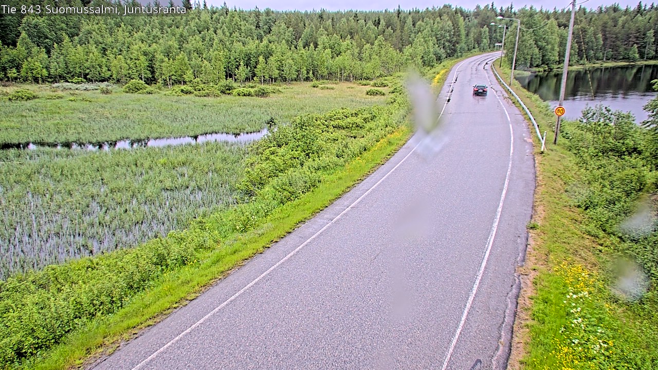 Kelikamerat Kuva Tie 843 Suomussalmi, Juntusranta, Suomussalmi, Kainuu