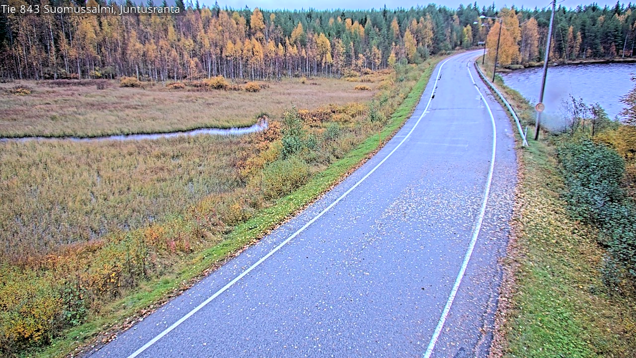 Kelikamerat Kuva Tie 843 Suomussalmi, Juntusranta, Suomussalmi, Kainuu