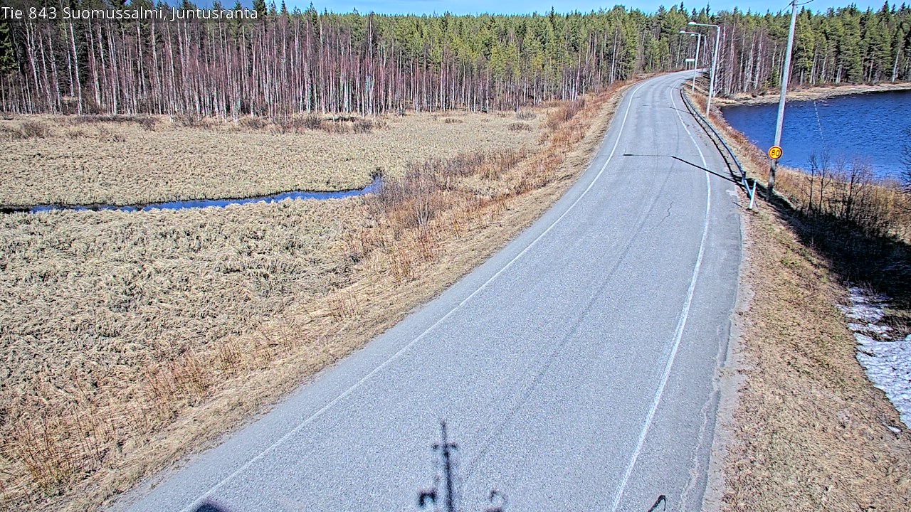 Kelikamerat Kuva Tie 843 Suomussalmi, Juntusranta, Suomussalmi, Kainuu
