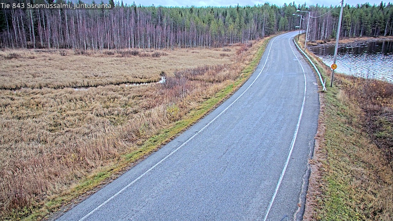 Kelikamerat Kuva Tie 843 Suomussalmi, Juntusranta, Suomussalmi, Kainuu