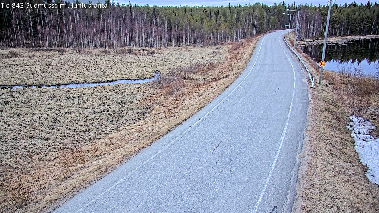 Kelikamerat Kuva Tie 843 Suomussalmi, Juntusranta, Suomussalmi, Kainuu