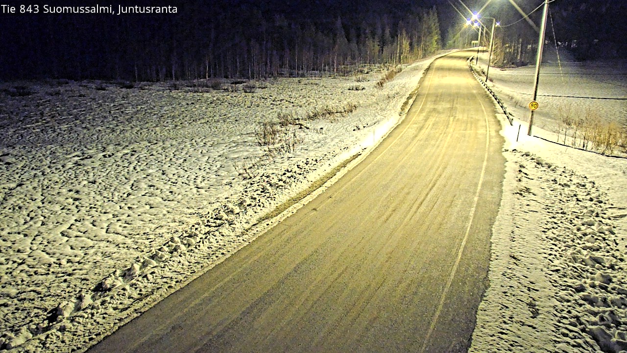 Kelikamerat Kuva Tie 843 Suomussalmi, Juntusranta, Suomussalmi, Kainuu