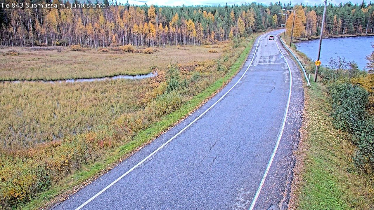 Kelikamerat Kuva Tie 843 Suomussalmi, Juntusranta, Suomussalmi, Kainuu