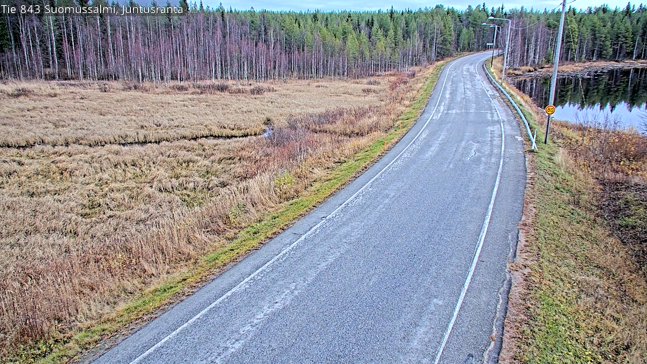 Kelikamerat Kuva Tie 843 Suomussalmi, Juntusranta, Suomussalmi, Kainuu