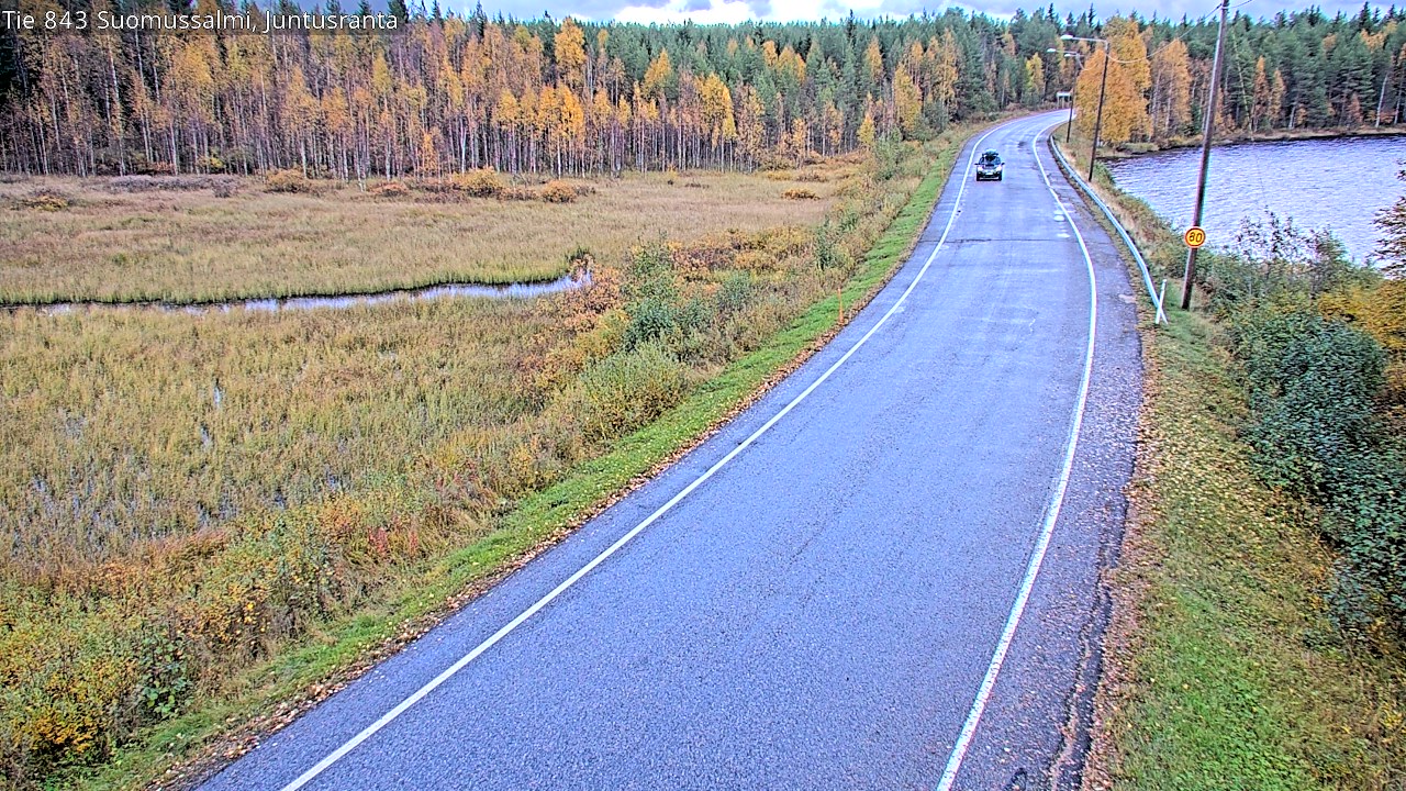 Kelikamerat Kuva Tie 843 Suomussalmi, Juntusranta, Suomussalmi, Kainuu