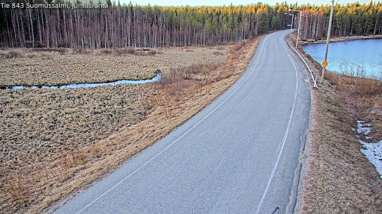 Kelikamerat Kuva Tie 843 Suomussalmi, Juntusranta, Suomussalmi, Kainuu