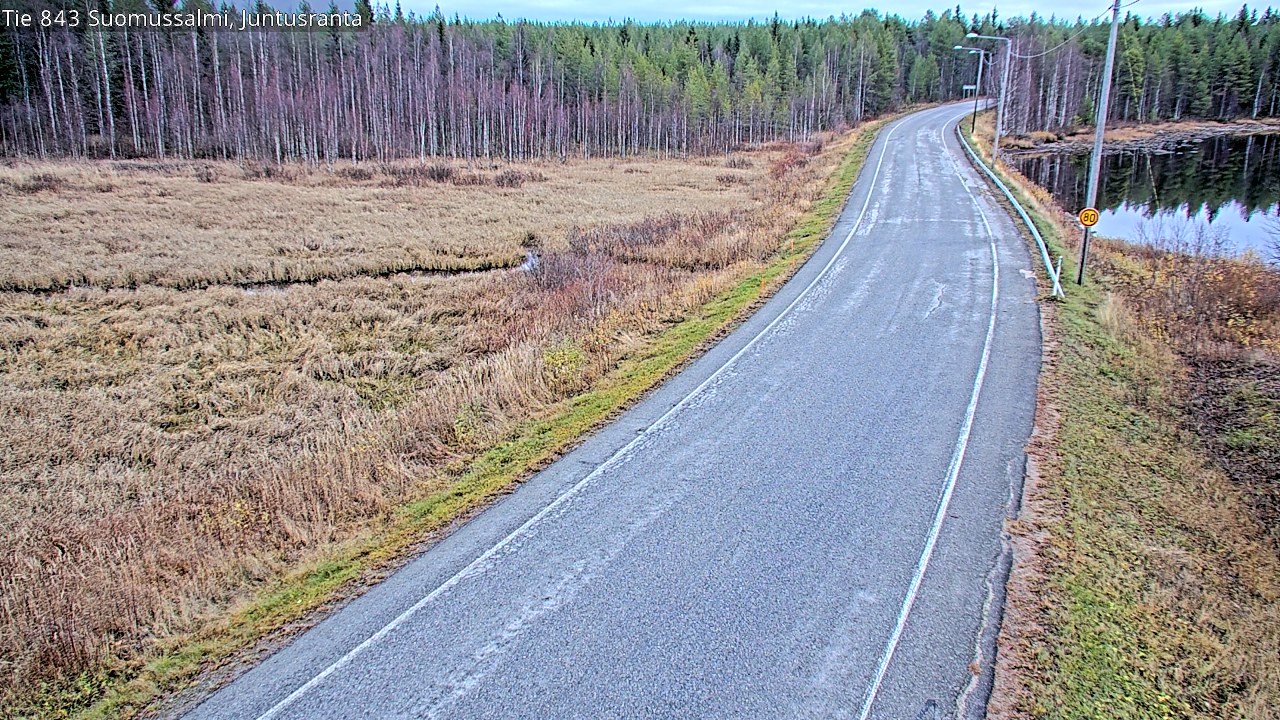 Kelikamerat Kuva Tie 843 Suomussalmi, Juntusranta, Suomussalmi, Kainuu