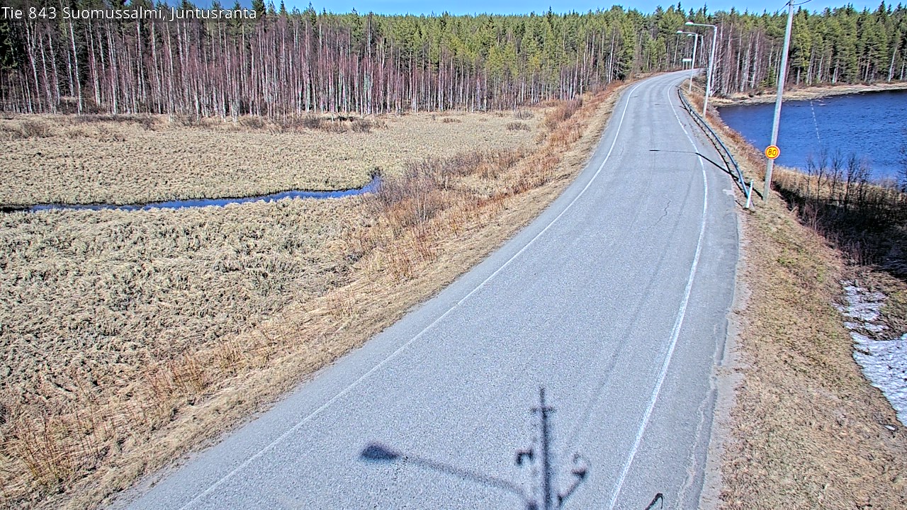 Kelikamerat Kuva Tie 843 Suomussalmi, Juntusranta, Suomussalmi, Kainuu