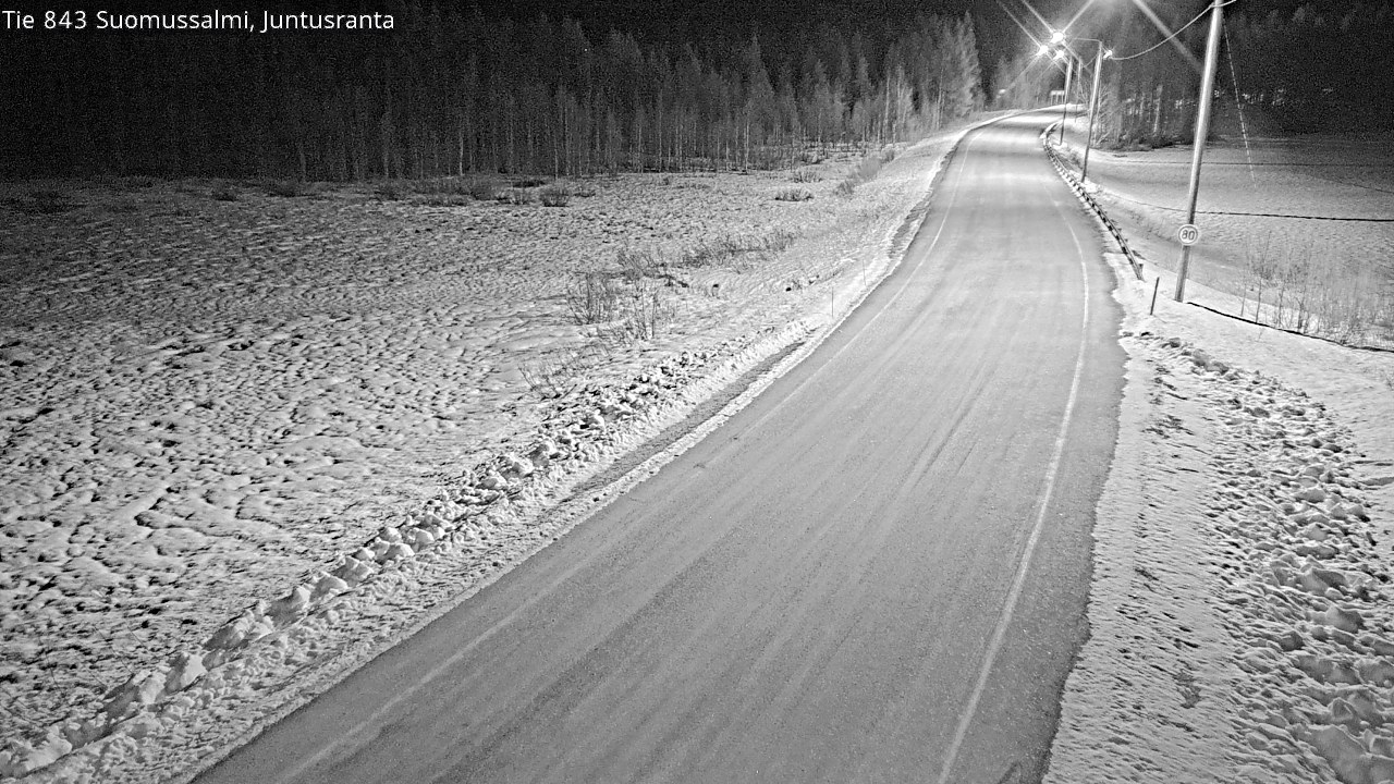 Kelikamerat Kuva Tie 843 Suomussalmi, Juntusranta, Suomussalmi, Kainuu