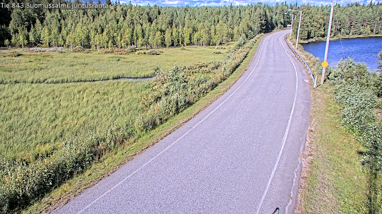 Kelikamerat Kuva Tie 843 Suomussalmi, Juntusranta, Suomussalmi, Kainuu