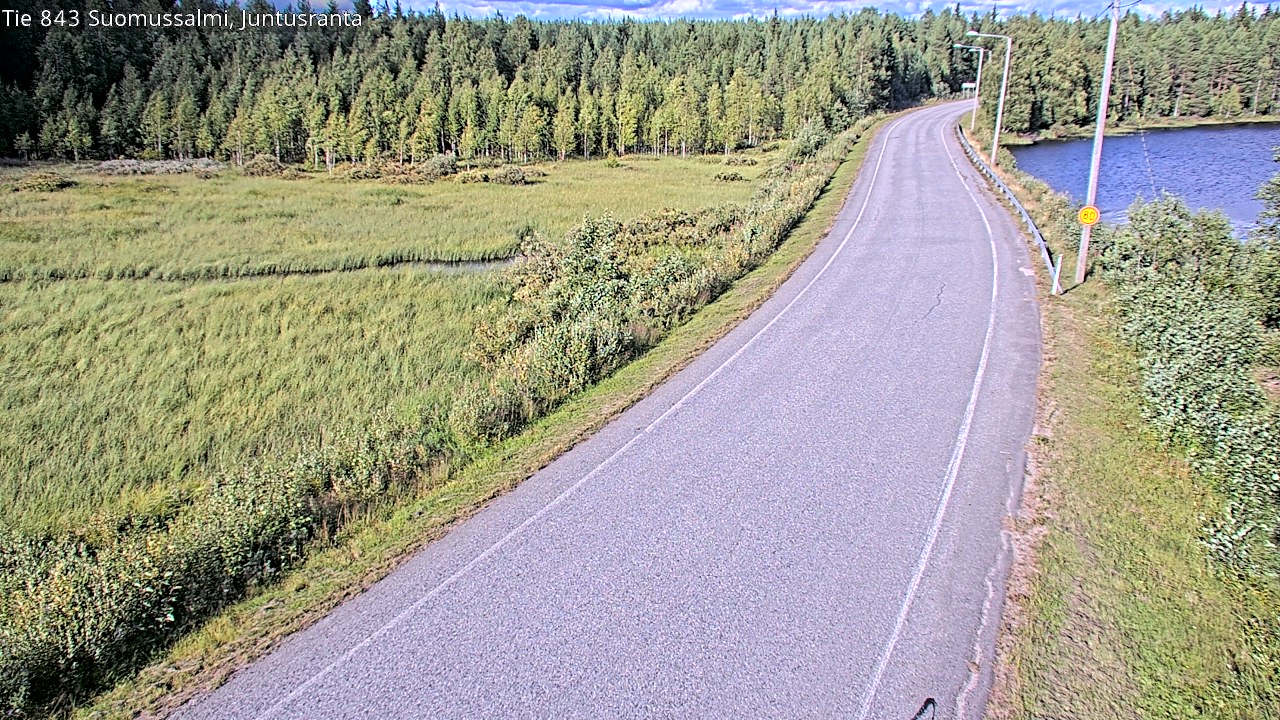 Kelikamerat Kuva Tie 843 Suomussalmi, Juntusranta, Suomussalmi, Kainuu