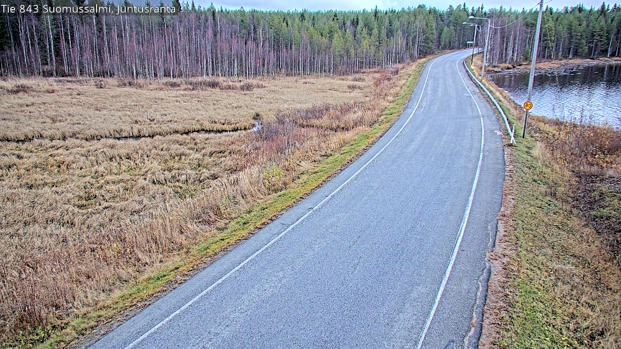 Kelikamerat Kuva Tie 843 Suomussalmi, Juntusranta, Suomussalmi, Kainuu