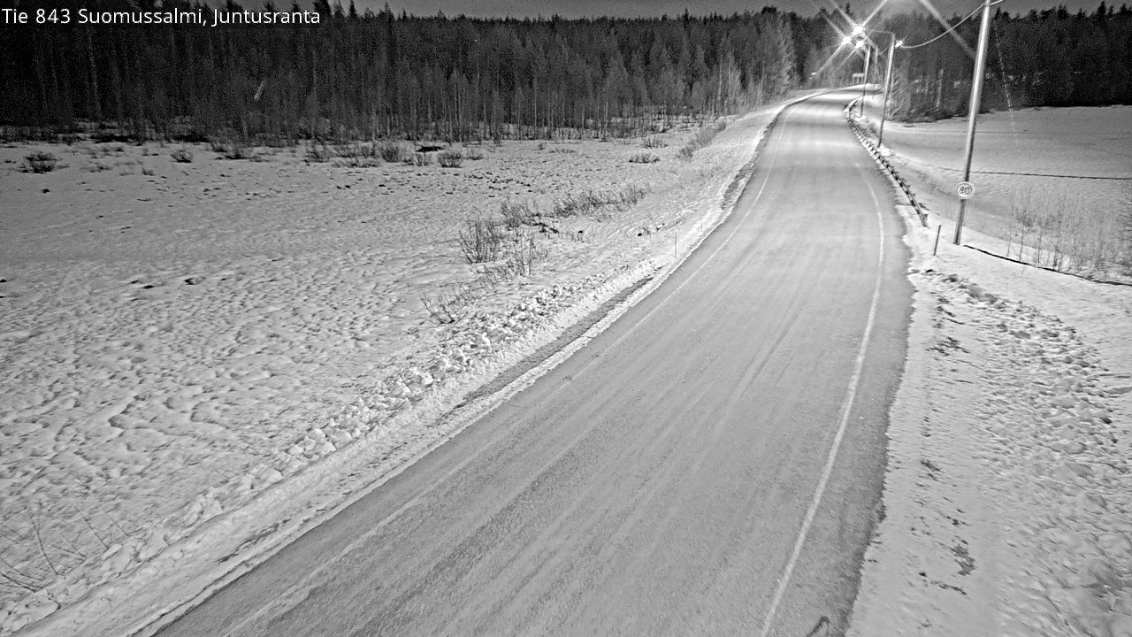 Kelikamerat Kuva Tie 843 Suomussalmi, Juntusranta, Suomussalmi, Kainuu