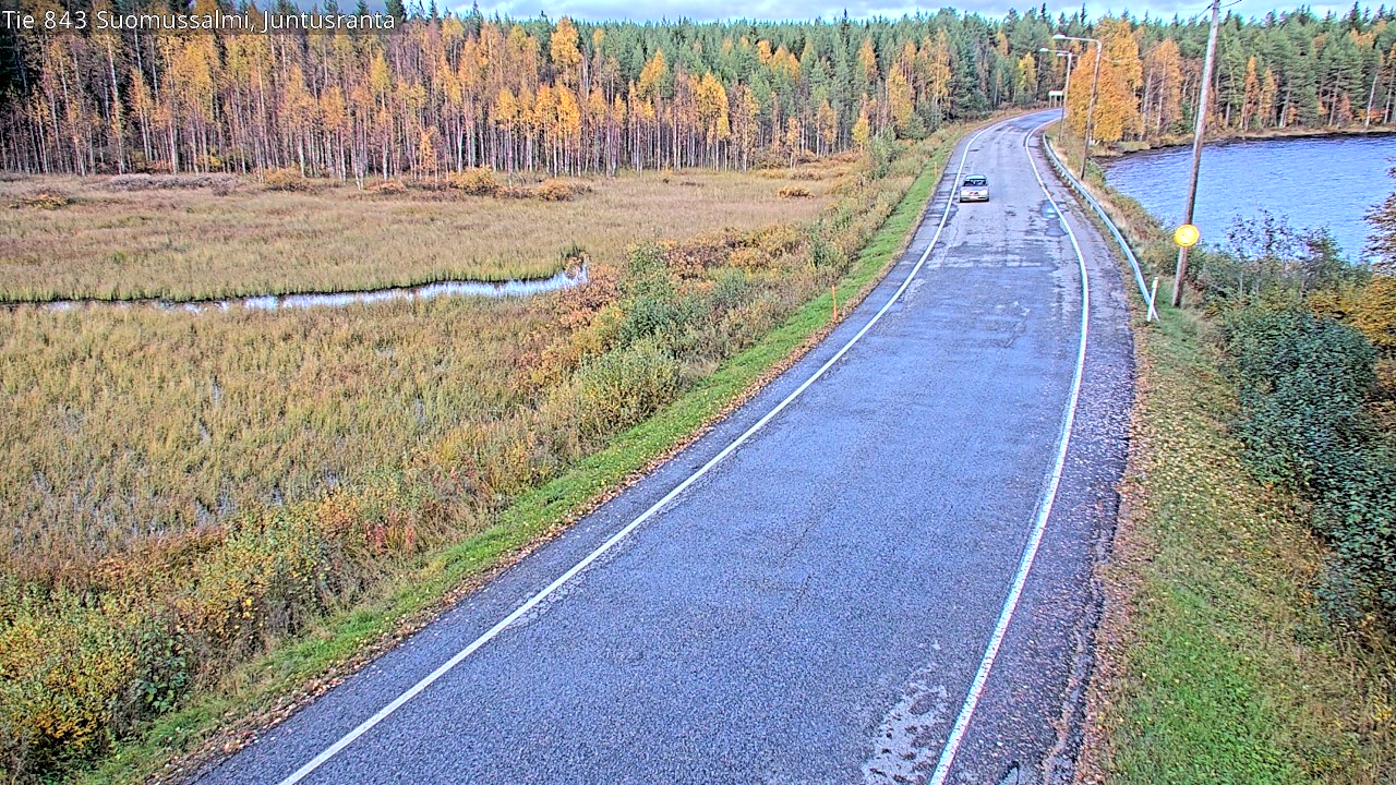 Kelikamerat Kuva Tie 843 Suomussalmi, Juntusranta, Suomussalmi, Kainuu