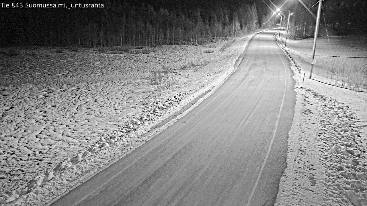 Kelikamerat Kuva Tie 843 Suomussalmi, Juntusranta, Suomussalmi, Kainuu