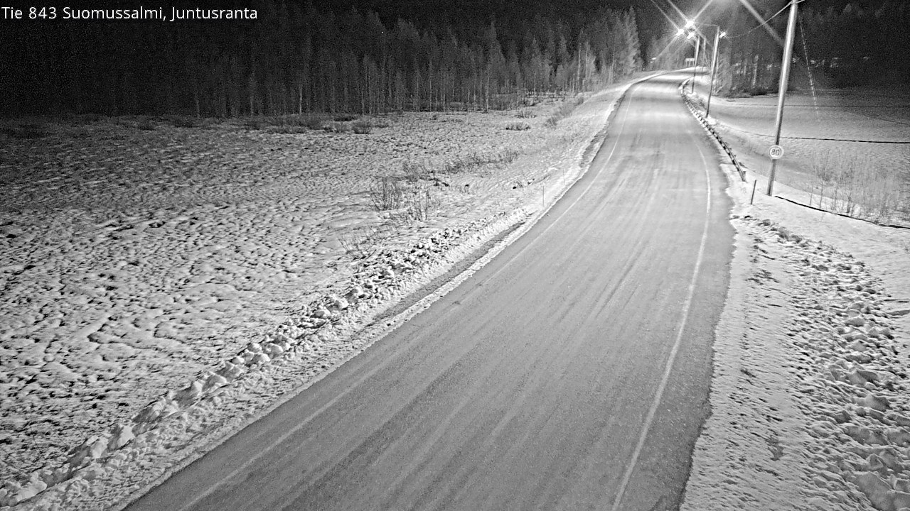 Kelikamerat Kuva Tie 843 Suomussalmi, Juntusranta, Suomussalmi, Kainuu