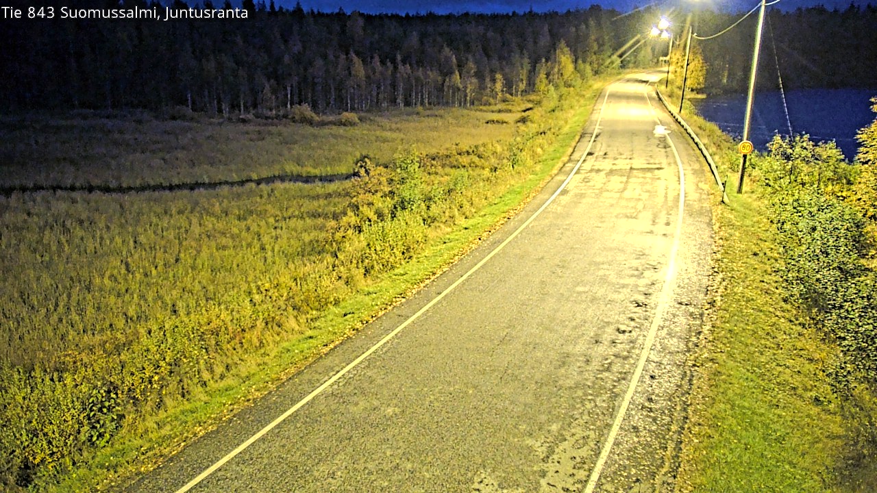 Kelikamerat Kuva Tie 843 Suomussalmi, Juntusranta, Suomussalmi, Kainuu