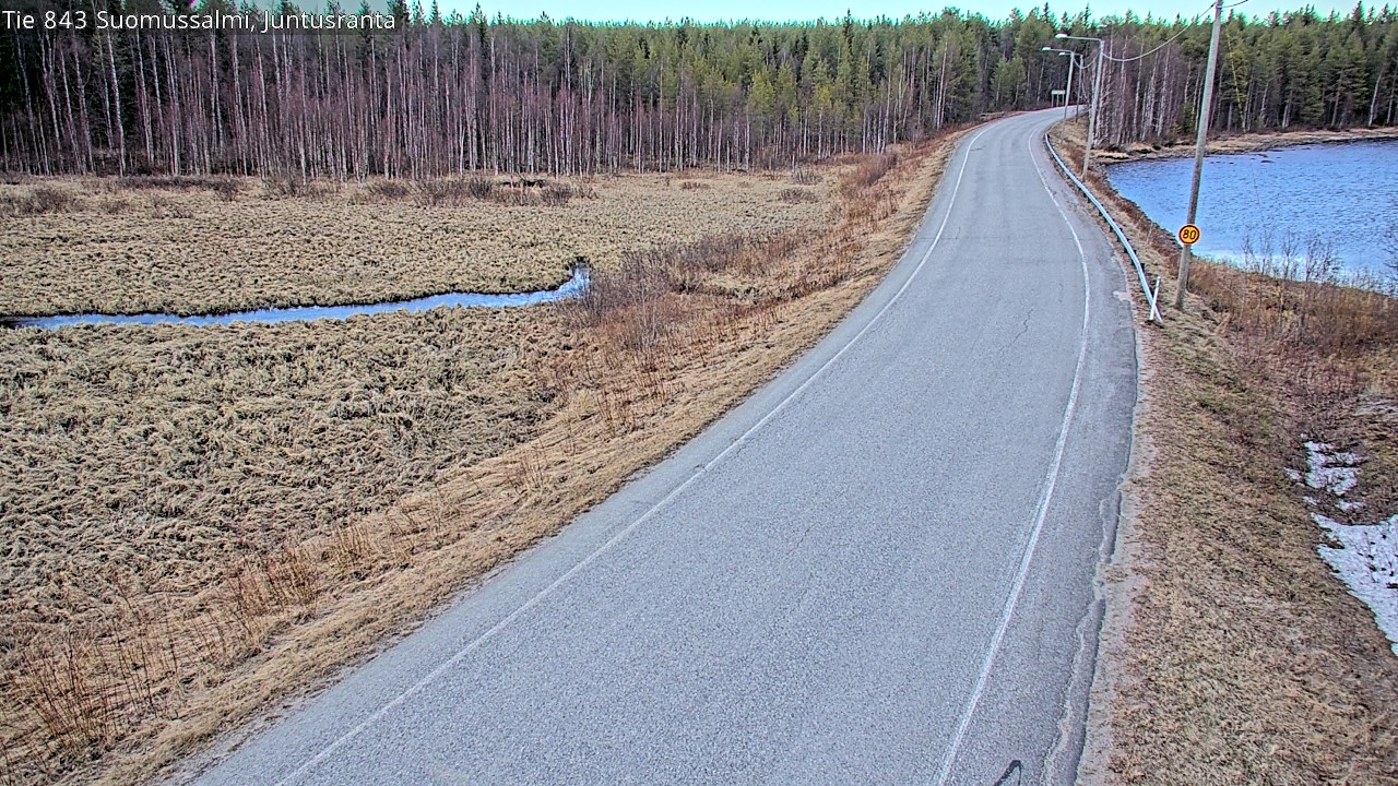 Kelikamerat Kuva Tie 843 Suomussalmi, Juntusranta, Suomussalmi, Kainuu
