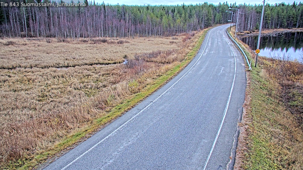 Kelikamerat Kuva Tie 843 Suomussalmi, Juntusranta, Suomussalmi, Kainuu