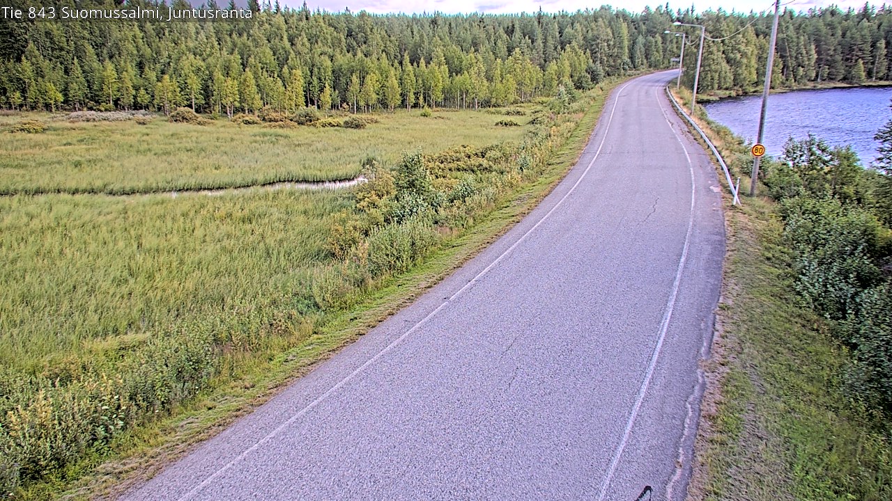 Kelikamerat Kuva Tie 843 Suomussalmi, Juntusranta, Suomussalmi, Kainuu