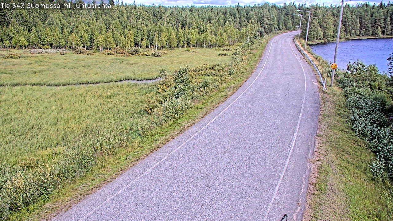 Kelikamerat Kuva Tie 843 Suomussalmi, Juntusranta, Suomussalmi, Kainuu